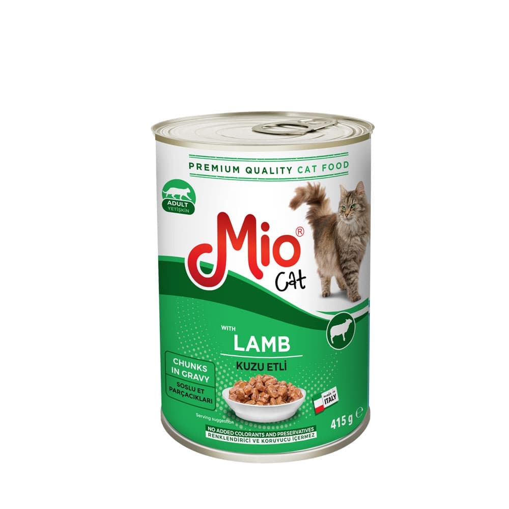 Ushqim i Lagësht - Mio 415 gr Mace - me mish qengji