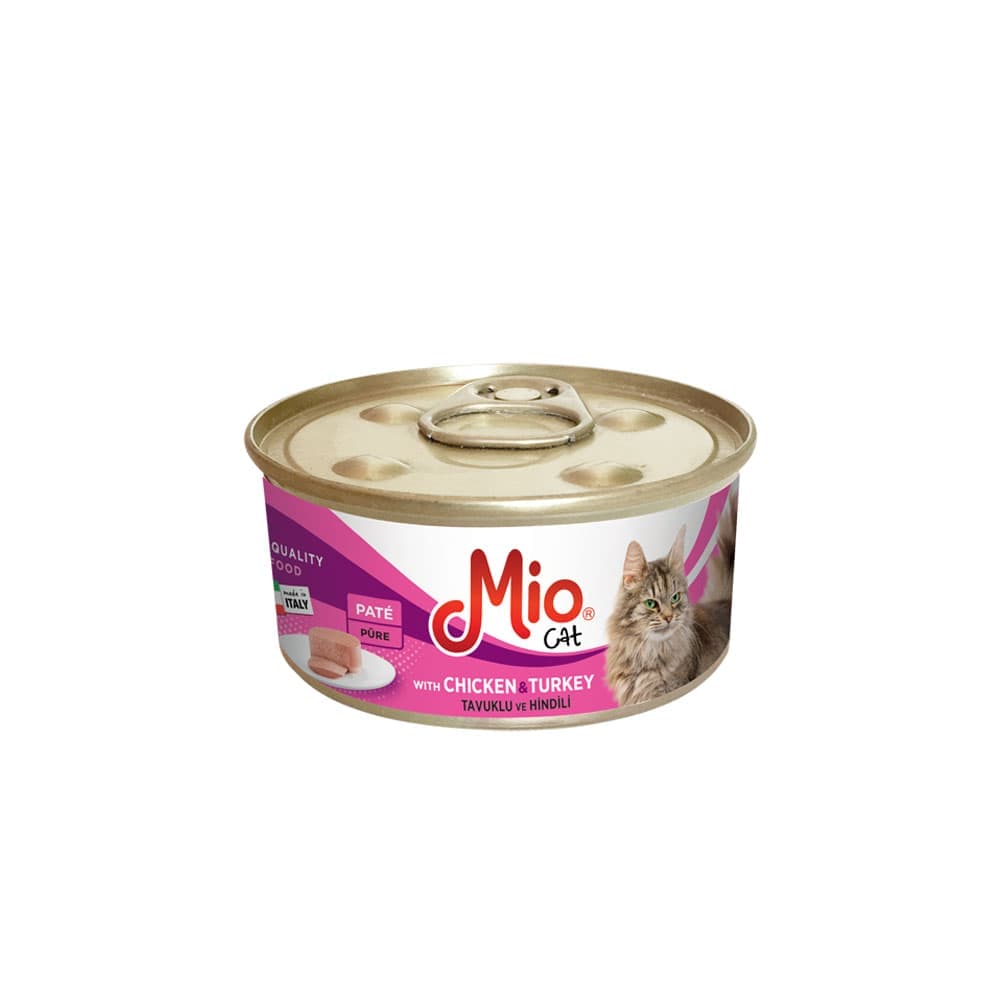 Ushqim i Lagësht – Mio 85 gr Mace – me pulë dhe gjel deti