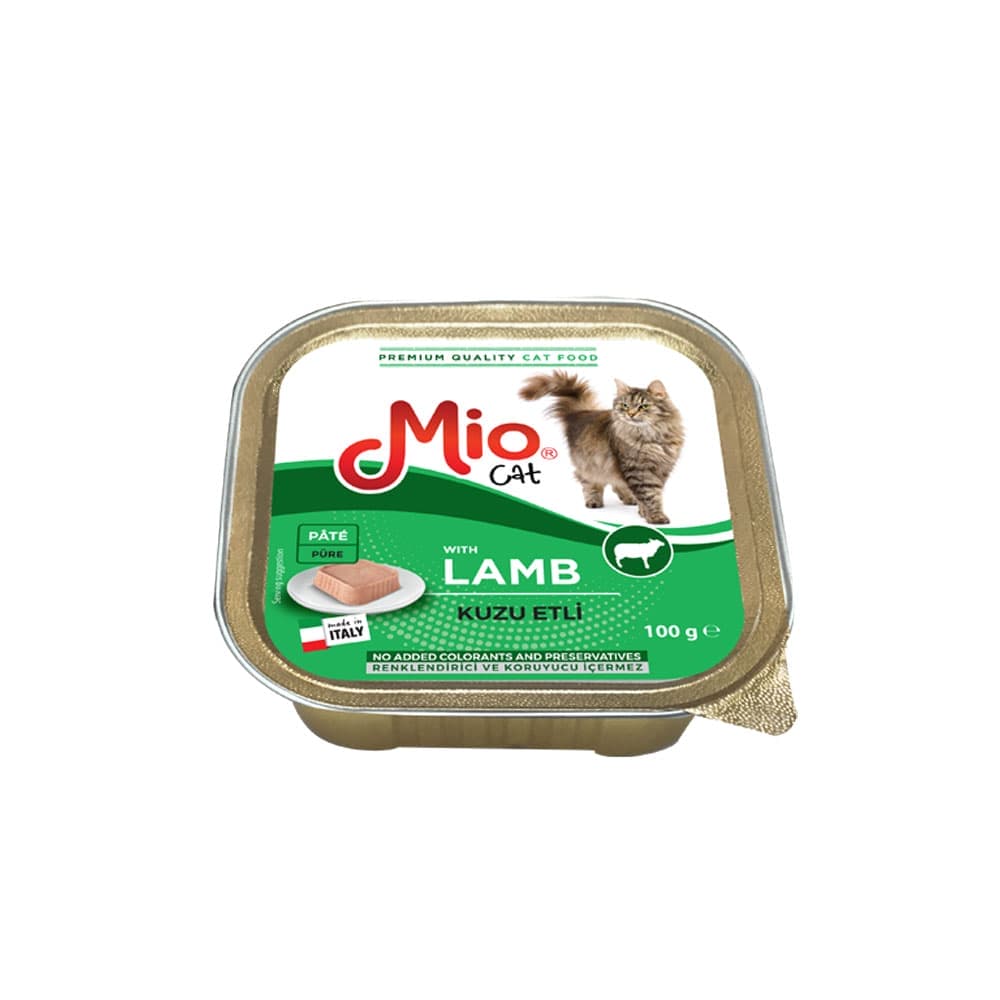 Ushqim i Lagësht – Mio 100 gr Mace – me mish qengji