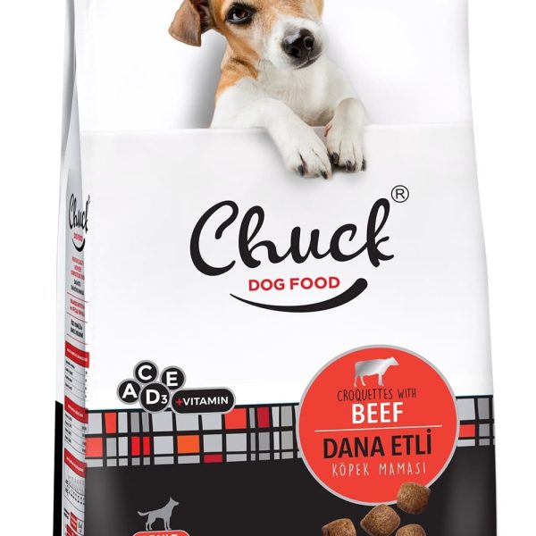 CHUCK Ushqim Qeni me Mish - 15 KG