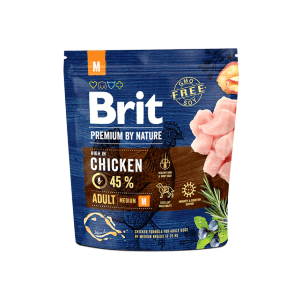 Brit Premium nga Natyra Të Rritur M 1 kg