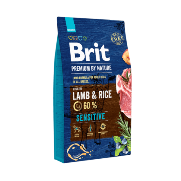 Brit Premium nga Natyra Sensitive Qengj 8 kg