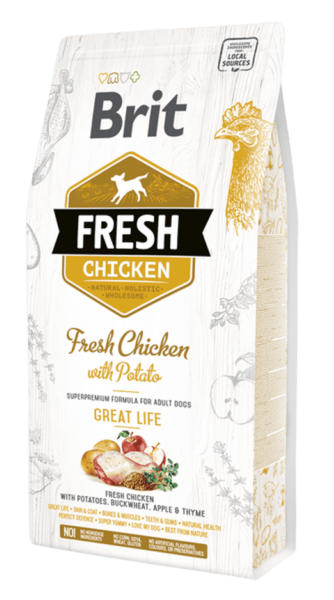 Brit Fresh Pulë me Patate të Rritur 2.5 kg