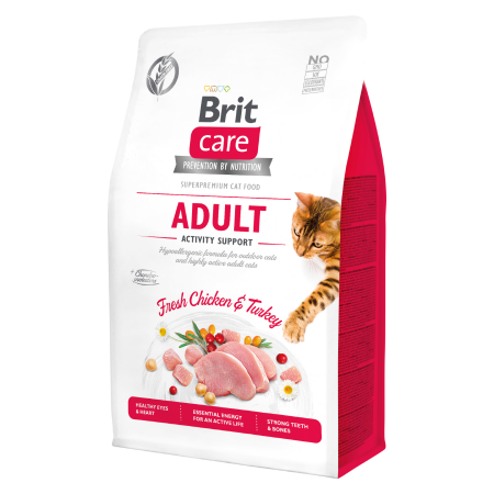 Brit Care Cat Grain-Free Adult Activity Support 400 g – Skadenca