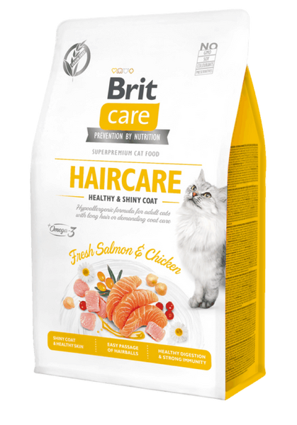 Brit Care Cat Pa Grurë Kujdesi për Flokët Pjesë e Shëndetshme dhe Shkëlqyese 400 g