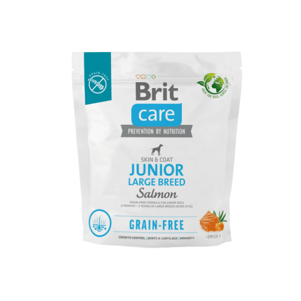 Brit Care Qeni Pa Grurë Junior Raca e Madhe 1 kg