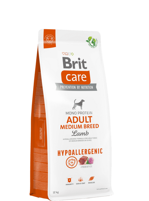 Brit Care Qeni Hipoalergjik Të Rritur Mesatar 12+2kg