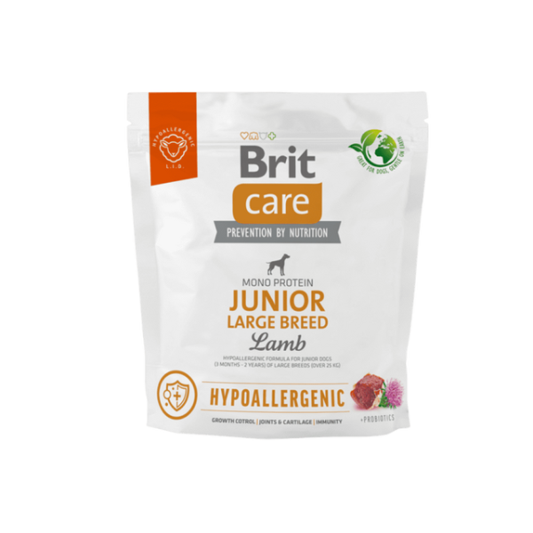 Brit Care Qeni Hipoalergjik Junior Raca e Madhe 1 kg