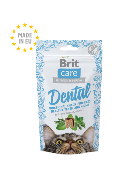 Brit Care Cat Snack Dental 50 g