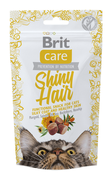 Brit Care Cat Snack Shiny Hair 50 g