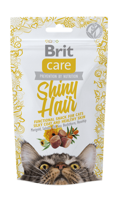 Brit Care Cat Snack Shiny Hair 50 g