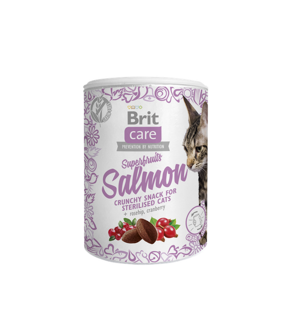 Brit Care Cat Snack Superfruits Salmon 100 g