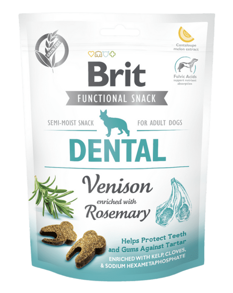 Brit Care Qeni Snack Funksional Dental Mishi i Jelenit 150 g