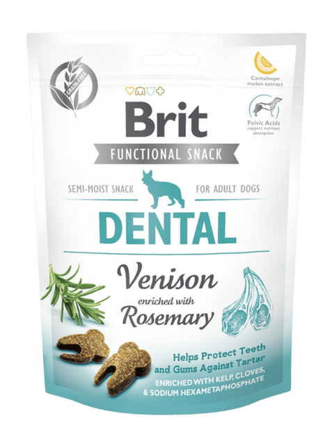 Brit Care Qeni Snack Funksional Dental Mishi i Jelenit 150 g