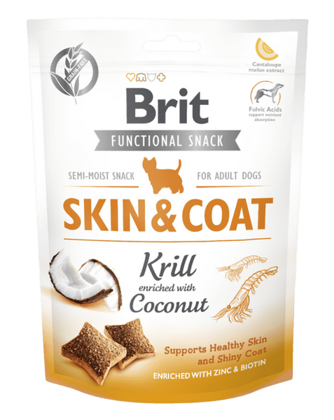 Brit Care Dog Functional Snack Skin&Coat Krill 150 g