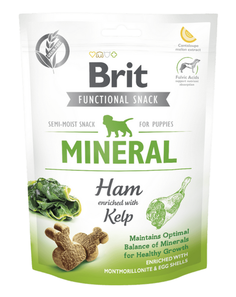 Brit Care Snack Funksional për Qentë Mineral Proshutë për Çunat 150 g