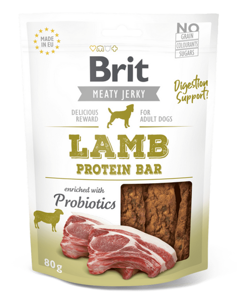 Brit Jerky - Bar Proteini Qengji 80 g