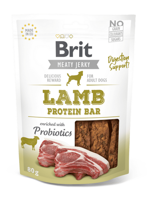 Brit Jerky – Bar Proteini Qengji 80 g