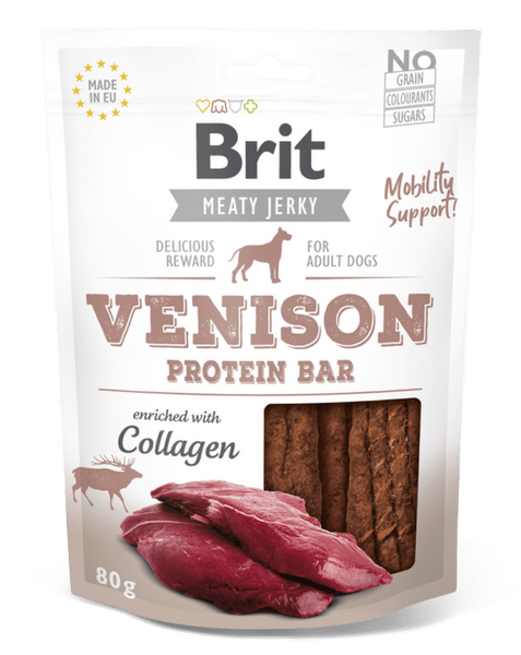 Brit Jerky - Bar Proteine nga Dreri 80 g - Skadenca