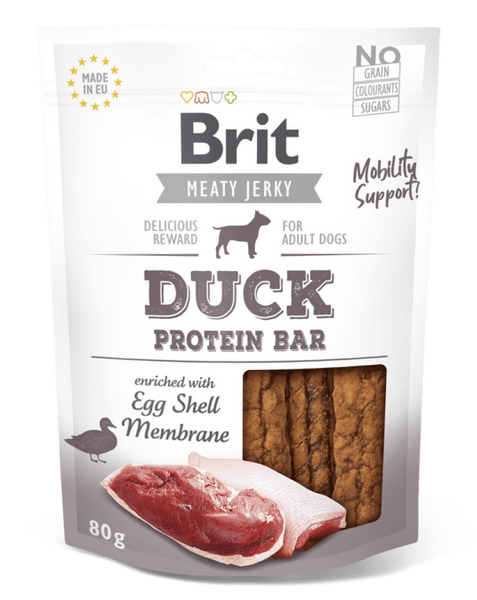 Brit Jerky - Bar Proteinike me Pëllumb 80 g