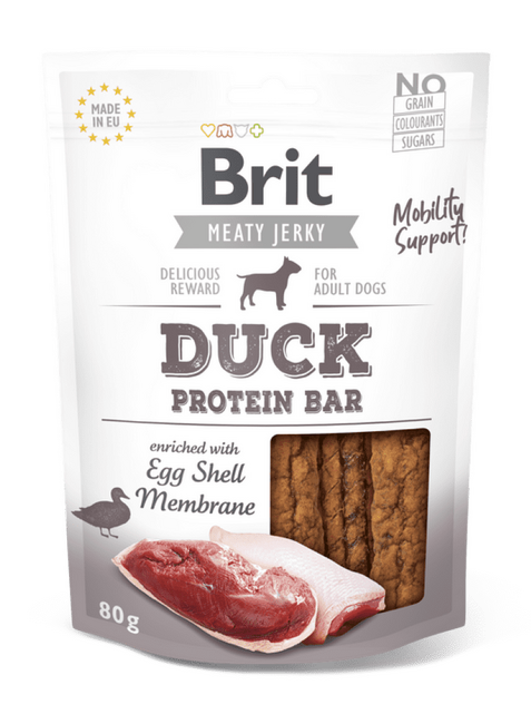 Brit Jerky – Bar Proteinike me Pëllumb 80 g