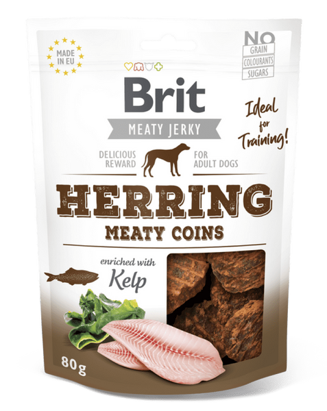 Brit Jerky - Monedhat Mishi të Herring 80 g