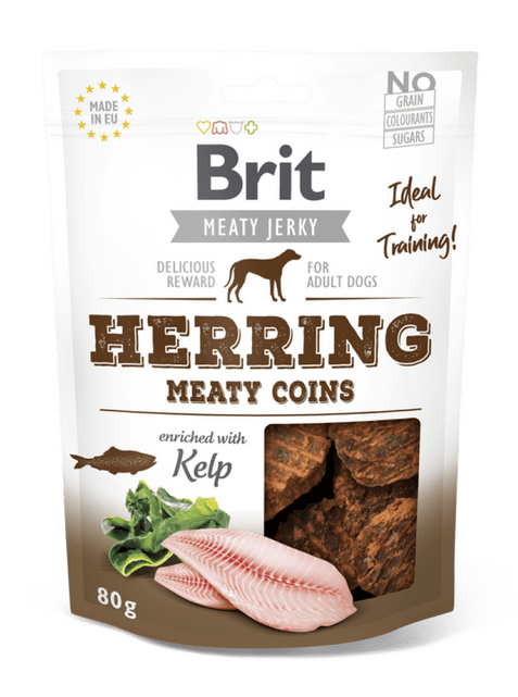 Brit Jerky – Monedhat Mishi të Herring 80 g