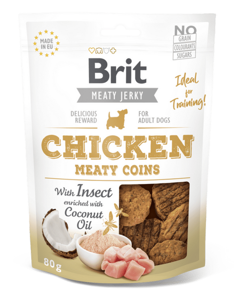 Brit Jerky - Pulë me Monedha Mishi nga Insektet 80 g