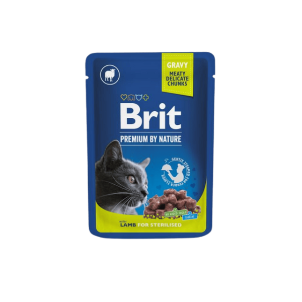 Brit Premium Pako për Maca Qengji për të Sterilizuar 100 g