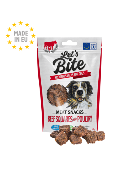 Le të kafshojmë Snacks Mishi Pjesë Viçi me Pulë 80 g