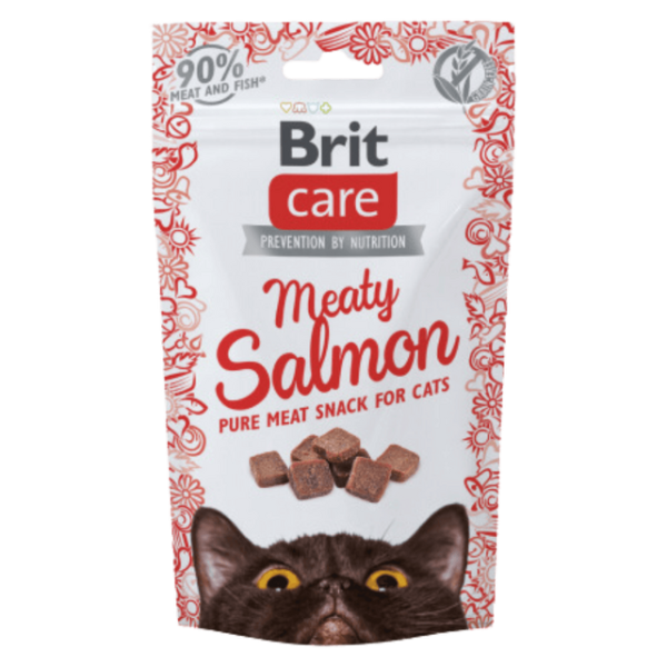 Brit Care Cat Snack Meaty Salmon 50 g