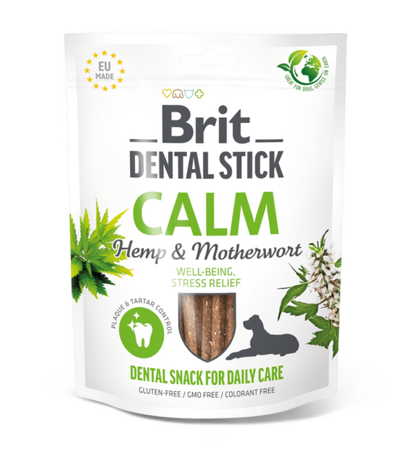 Brit Dental Stick Calm me Kanabis dhe Mjaltë 7 copë 251 g