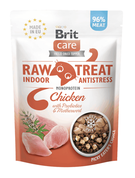 Brit RAW Trajtim Mace Brendshme & Antistres 40 g