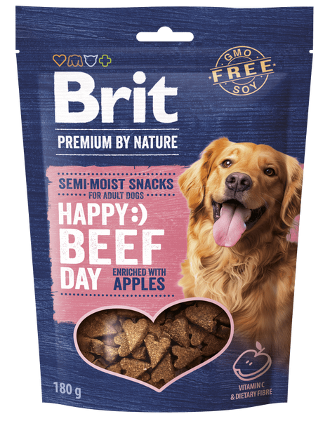 Brit Premium nga Natyra Përshtatje të Peshqve të Lagur me Mish Viçi dhe Molla 180 g