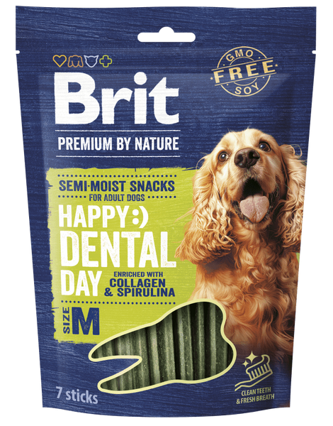 Brit Premium nga Natyra Snacks Dentale për Qentë M 180 g