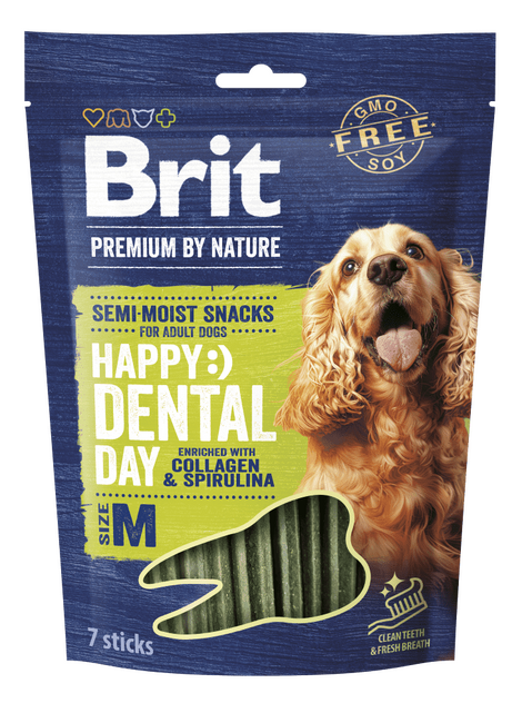 Brit Premium nga Natyra Snacks Dentale për Qentë M 180 g