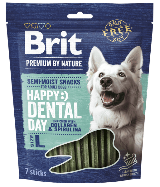 Brit Premium nga Natyra Snacks Dentale për Qentë L 250 g