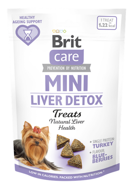Brit Care Qeni Mini trajton LIVER DETOX 50 g