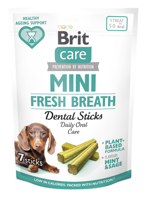 Brit Care Përshtatje Mini për Qentë FRESH BREATH, 7 copë 120 g