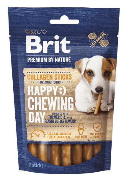 Brit Premium nga Natyra Kolagjen Chews Shkopinj 12cmx10mm 7 ks