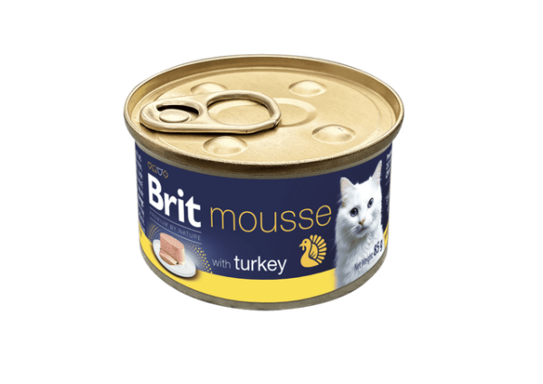 Brit Premium nga Natyra Mousse për Maca me Pullet 85 g