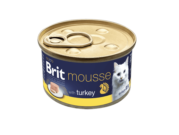 Brit Premium nga Natyra Mousse për Maca me Pullet 85 g