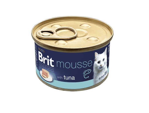 Brit Premium nga Natyra Mousse për Maca me Ton 85 g