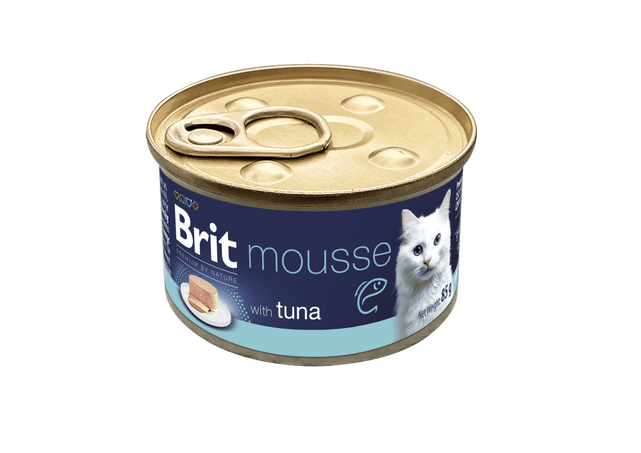Brit Premium nga Natyra Mousse për Maca me Ton 85 g