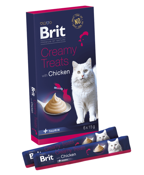 Brit Premium nga Natyra Përdorimi i Kremin e Përshtatshëm me Pulë 6 x 15 g