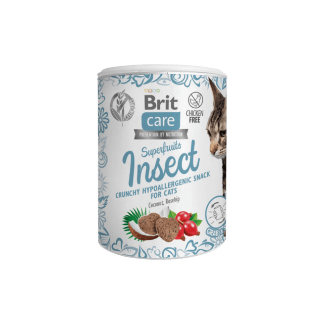 Brit Care Cat Snack Superfruits Insekte 100 g