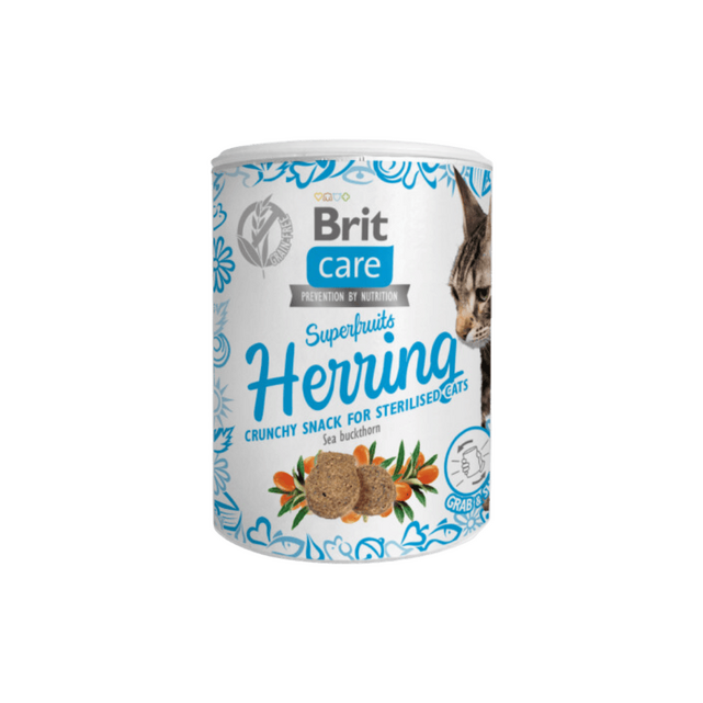 Brit Care Cat Snack Superfruits Herring 100 g