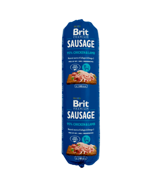 Brit Salsiçë Pulë & Dhi 800 g