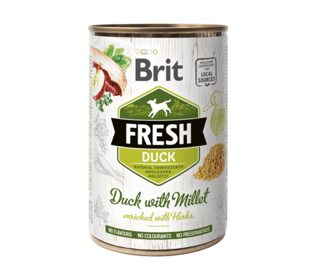 Brit Fresh kanardë me proso 400 g