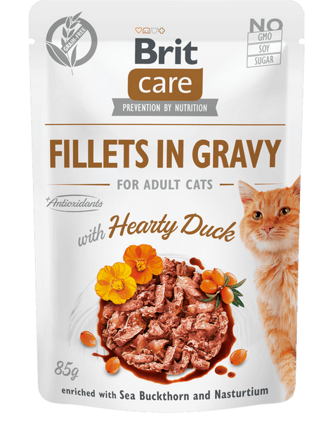 Brit Care Cat Fileta në Salcë me Kacën e Shijshme 85 g